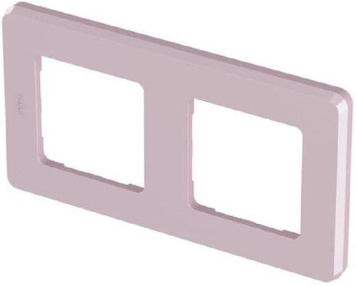 Рамка универсальная Legrand Inspiria 2-м. розовый картинка